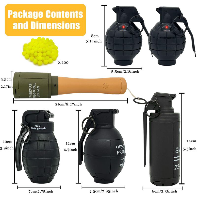 Juego De Batalla Reglory Cs Toy Hand Grenade Co... image number null