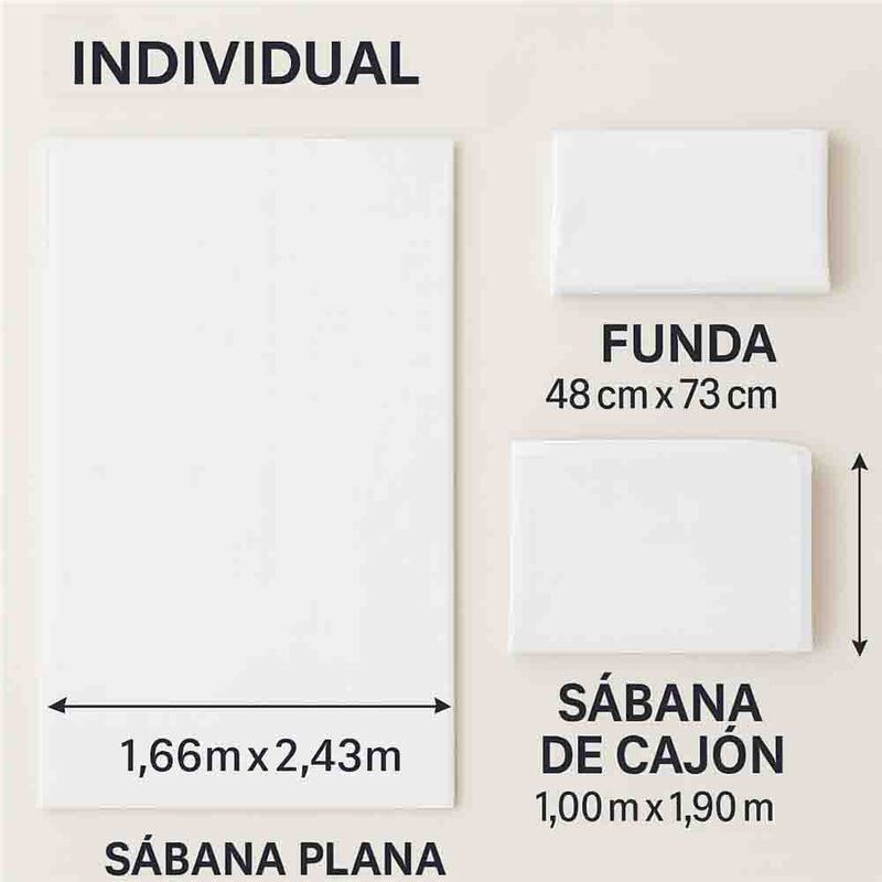 Juego de Sabanas Tacto Algod&oacute;n Suaves y Durader... image number null