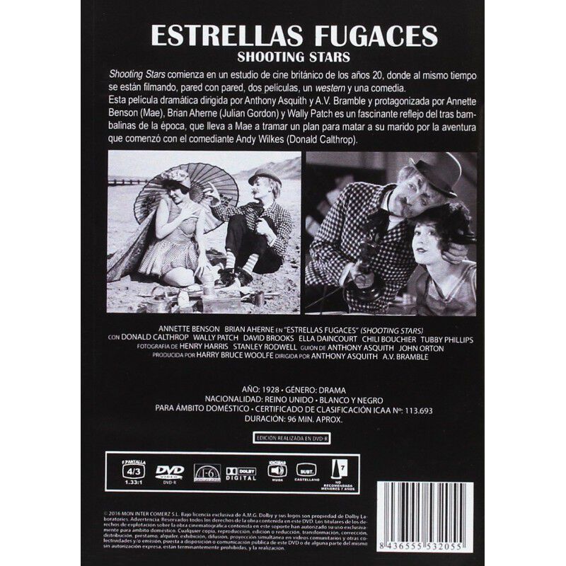 Estrellas Fugaces Dvd 1928 Shooting Stars image number null