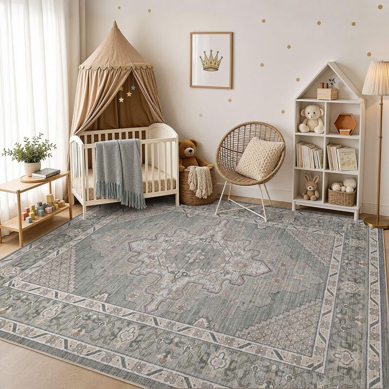 Alfombra Tortania 183 cm X 274 cm Lavable Boho ... image number null