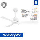 Ventilador Viena 52 Blanco