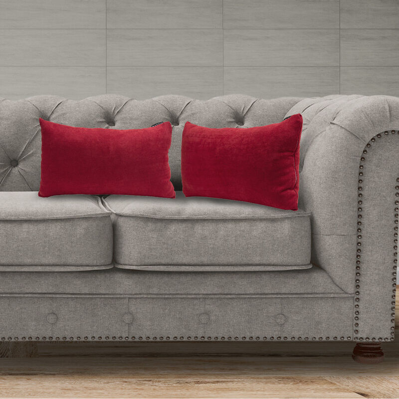 Set de 2 Cojines Dicasa DeltaOne Rojo image number null