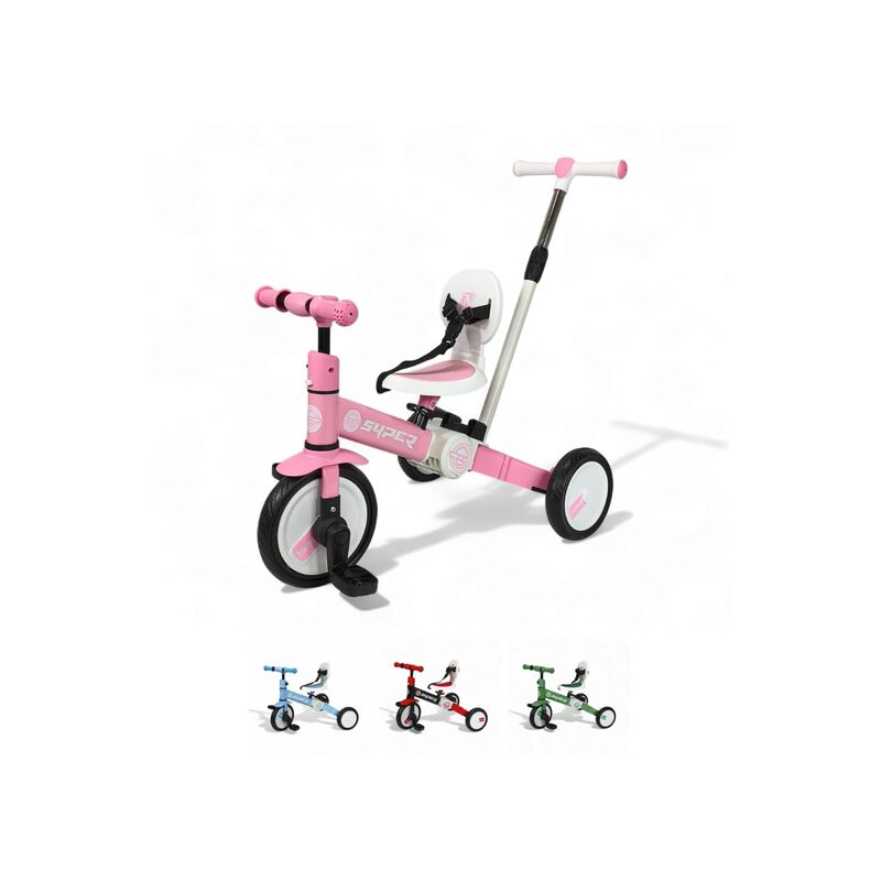 Triciclo Evolutivo 3 En 1 Plegable Con Toldo Uv... image number null