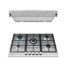 Paquete Teka Campana Extractora + Parrilla A Gas 5q Inox Duetto Deluxe 75 Alb