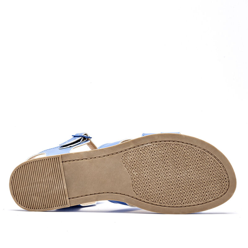 Moramora sandalia piso para mujer azul cod 1406... image number null