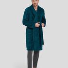 Bata Larga de Cuadros Verdes Verde