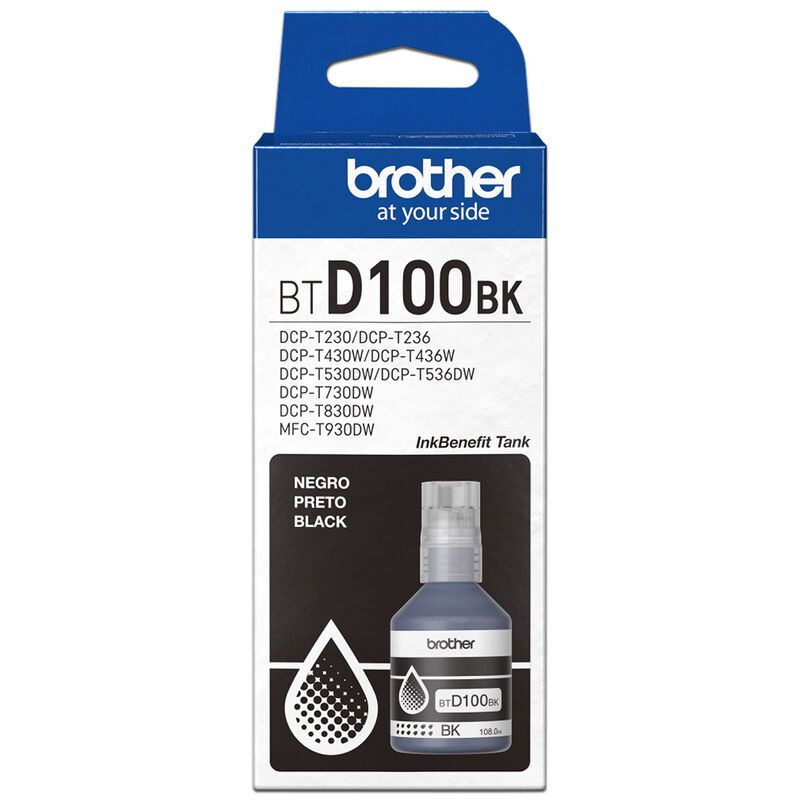 Botella de Tinta Brother BTD100BK, Ultra Alto R... image number null