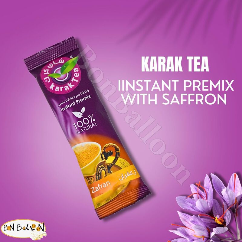 T&eacute; Bonballoon Karak Azafr&aacute;n 200 g 10 Sobres image number null