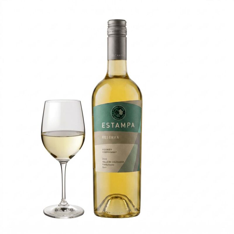 Vino Blanco Vi&ntilde;a Estampa Reserva Viognier Chard... image number null