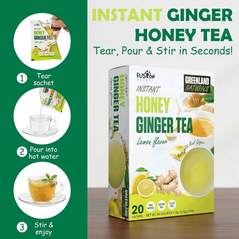 T&eacute; Fusion Select Lim&oacute;n, Jengibre Y Miel 360 g 2... image number null