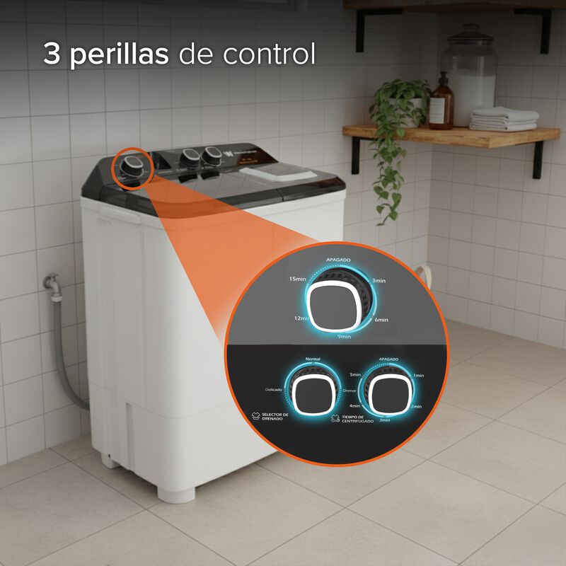 White Westinghouse Lavadora Doble Tina 13 Kg  4... image number null