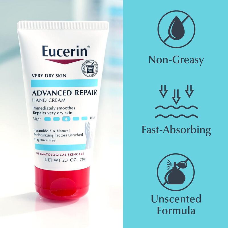 Eucerin Advance Repair Crema De Manos, 2.7oz image number null