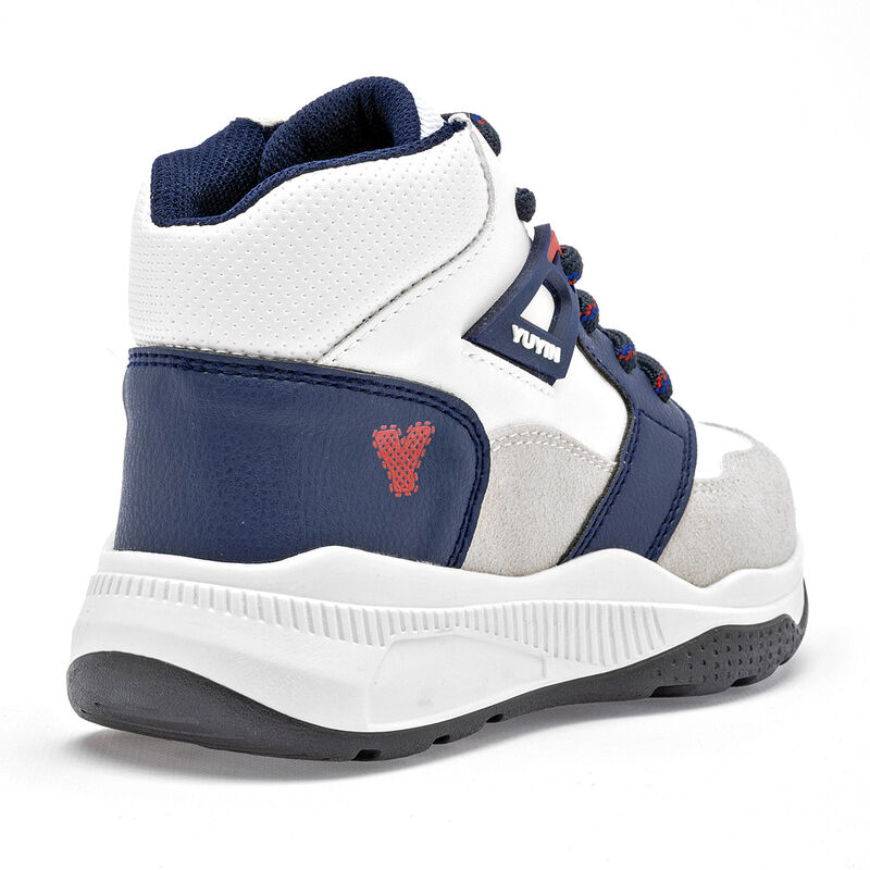 Yuyin Tenis urbano para ni&ntilde;o. Blanco marino gri... image number null