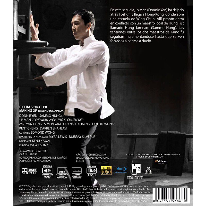 Ip Man Ii [blu-ray] (2010) Yip Man 2: Chung Si ... image number null