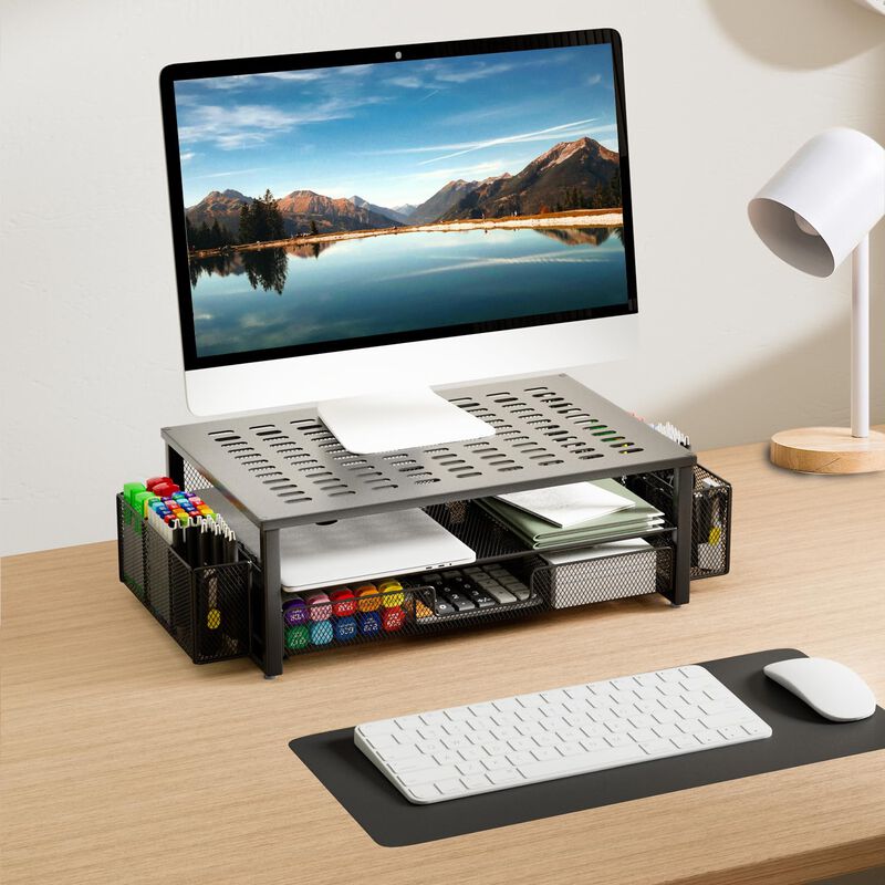 Escritorio Gianotter Con Soporte Para Monitor, ... image number null