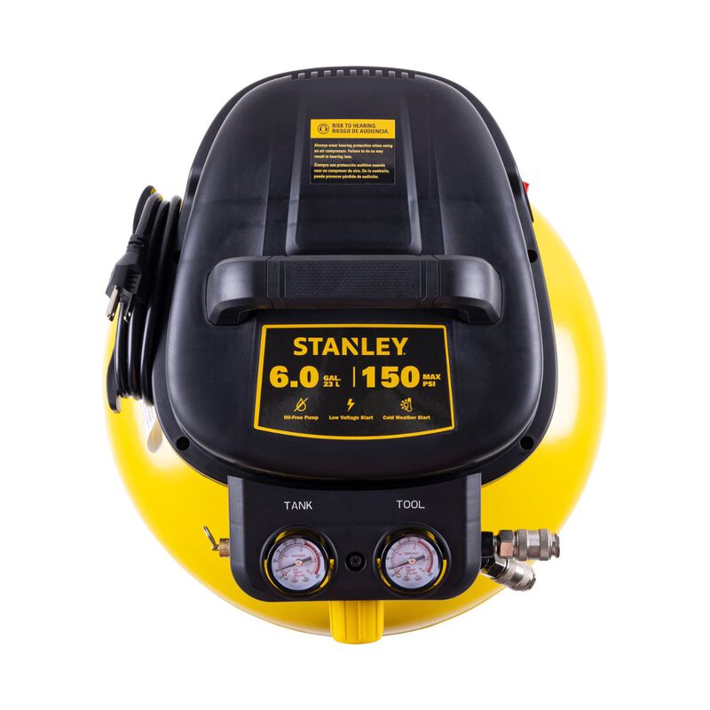 Compresor De Aire 6Gal 1Hp Stanley Sxcmxa210601... image number null