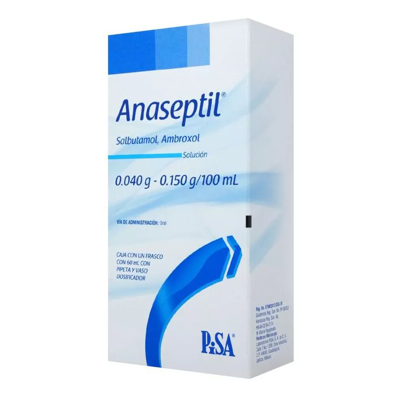 Anaseptil Soluci&oacute;n Oral 0,15 G, 1 Frasco 60 Ml ... image number null