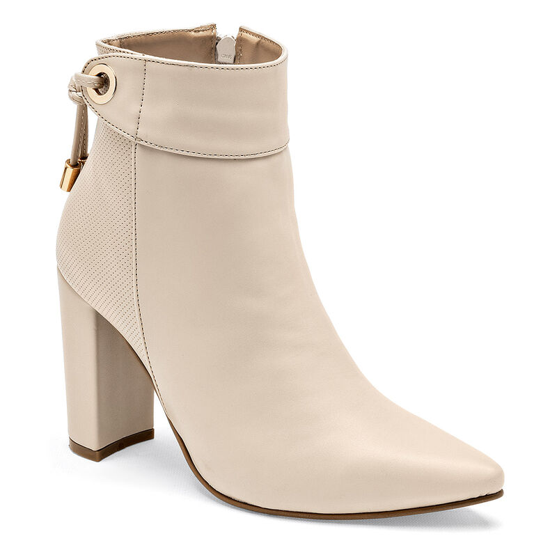 Moramora Bot&iacute;n para mujer beige image number null