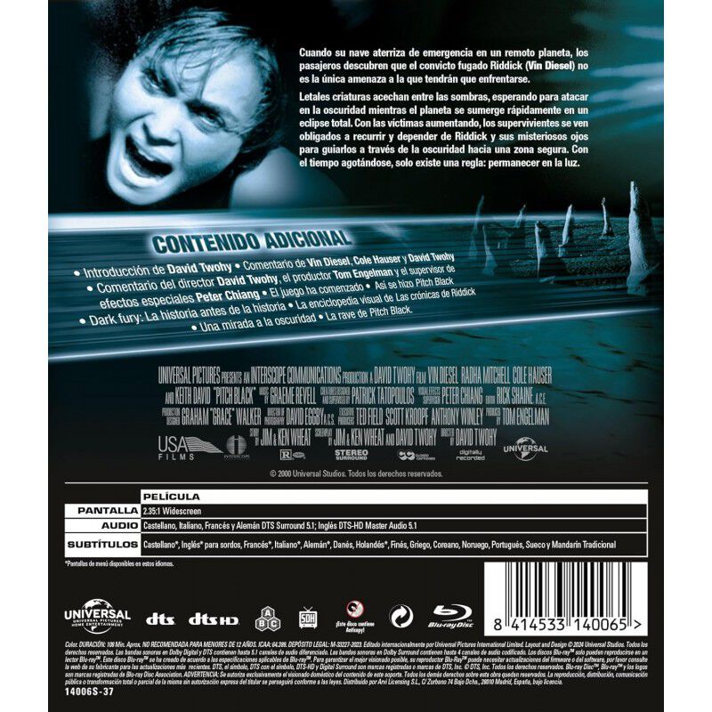 Oscuridad Total (edici&oacute;n 2024) (blu-ray) [blu-r... image number null
