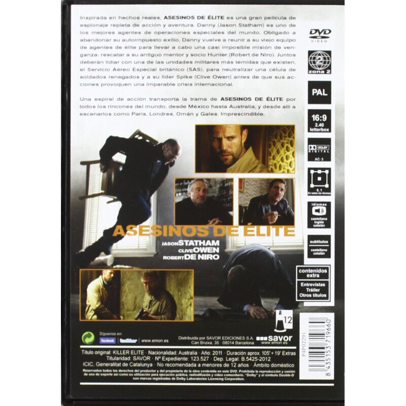 Asesinos De Elite (dvd) image number null