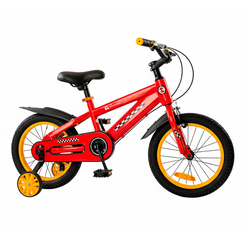 Bicicleta Infantil R14 Con Ruedas De Apoyo, Dob... image number null