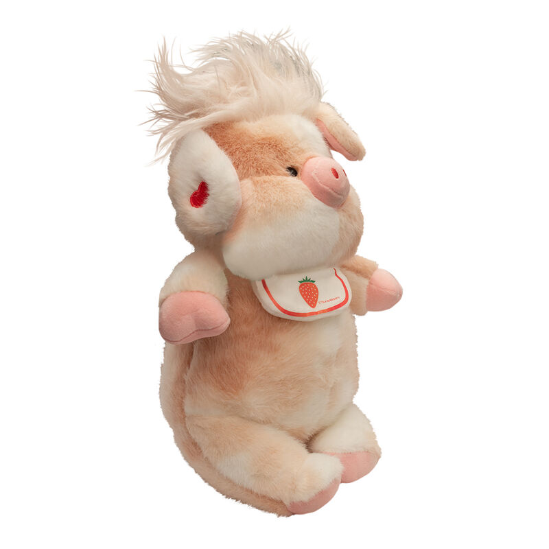 Puerquito De Peluche Con Babero Ultra Suave Y E... image number null