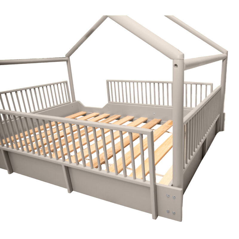 Matrimonial - Cama Chalet Montessori de Madera ... image number null