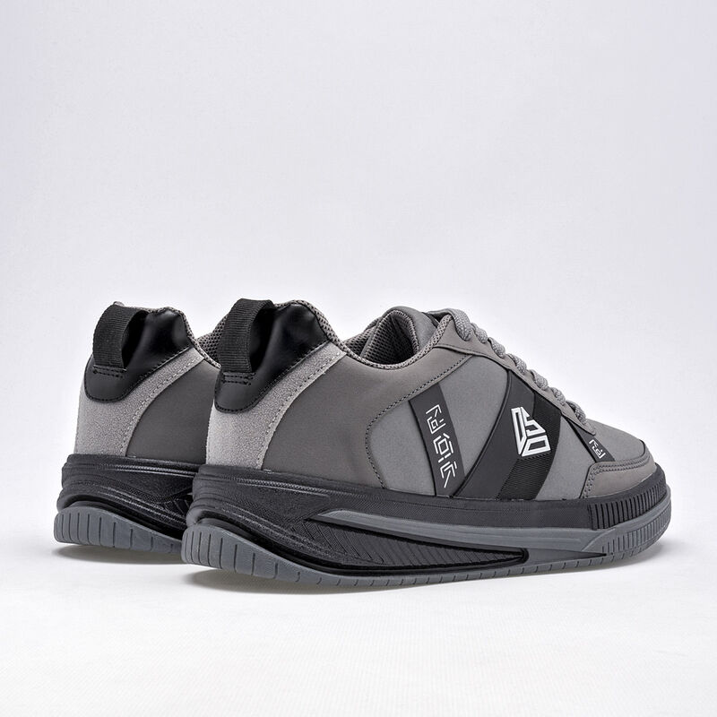 Clasben Tenis urbano para hombre gris negro image number null