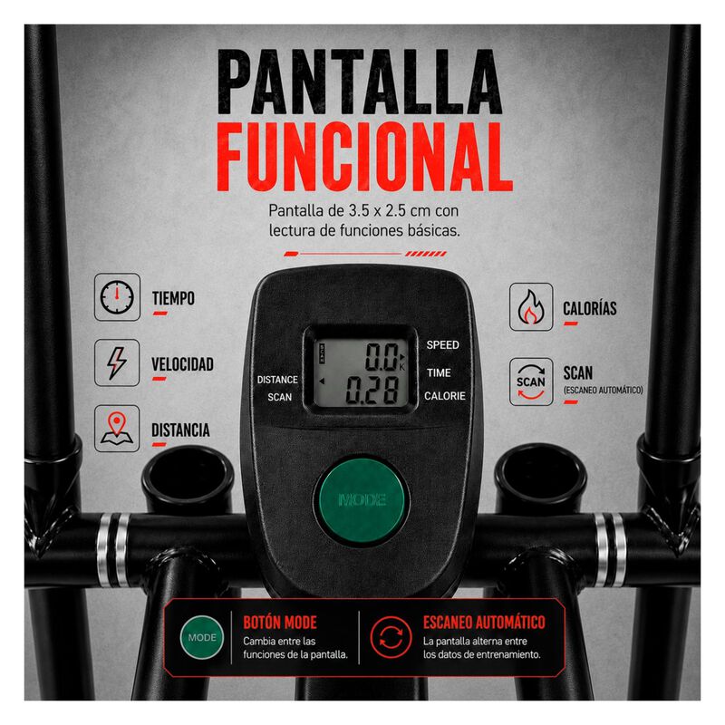 El&iacute;ptica Magn&eacute;tica Mec&aacute;nica 16 Niveles 100 Kg M... image number null