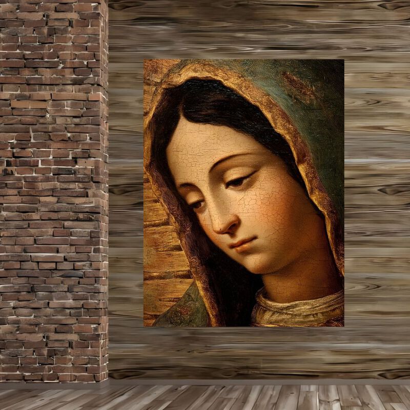 Cuadro Decorativo Religioso 70x100cm V&iacute;rgen de ... image number null