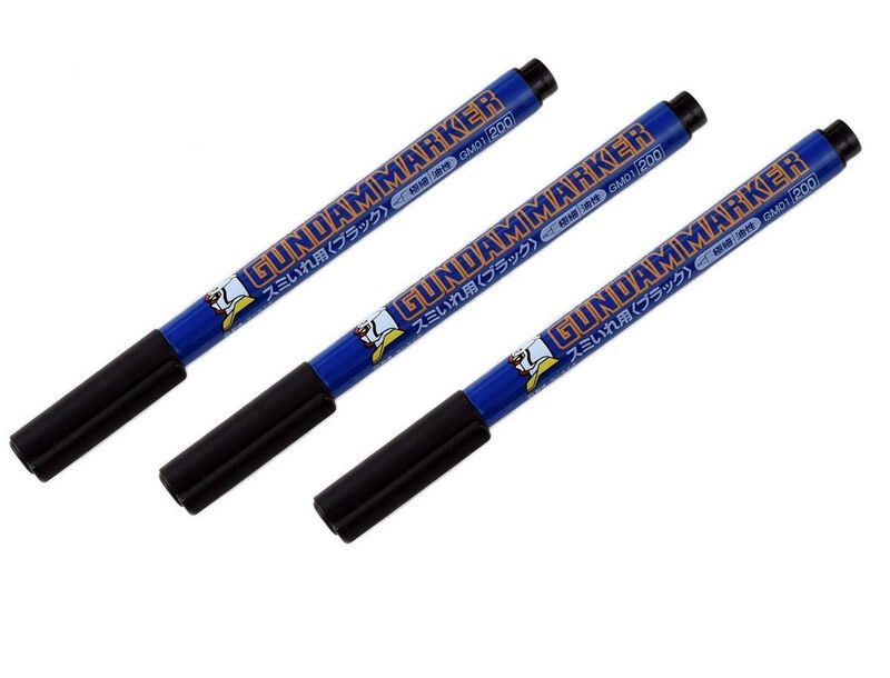 Set De 3 Marcadores Gsi Creos Gundam Sumi-ire N... image number null