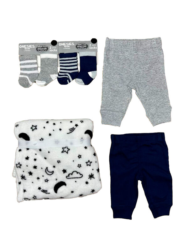 Kit 5 Piezas Bebé Niña Onesies Pantalones, Calc... image number null