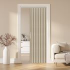 Cortina Magn&eacute;tica Para Puerta Ajazz, 100% Opaca, 42 X 78 Cm, Color Amarillo Crema