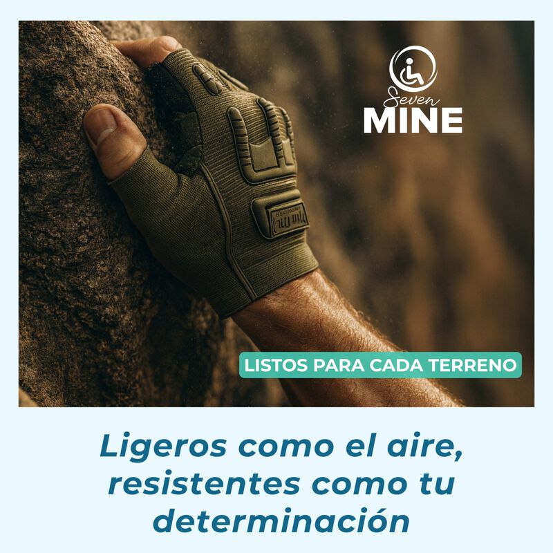 Guantes T&aacute;cticos de Medio Dedo Motociclista &ndash; P... image number null