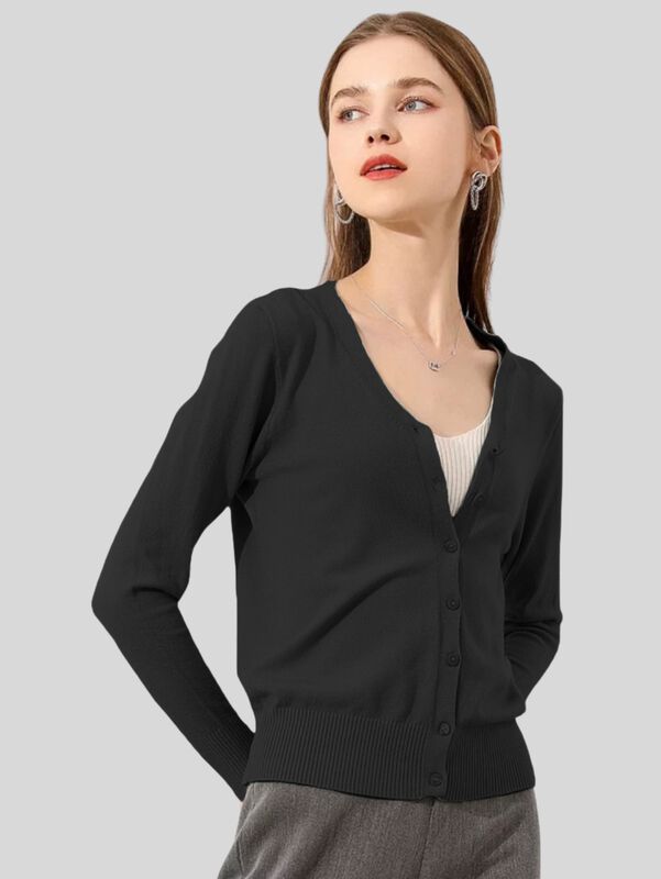 Set De 2 Suéter Abierto de Mujer con Detalles e... image number null