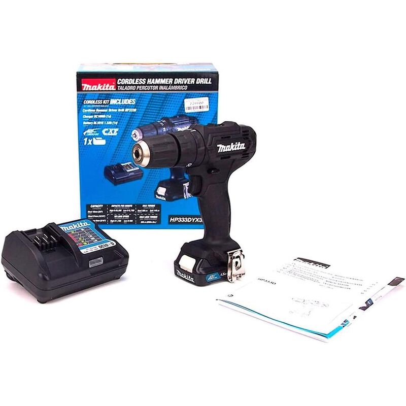 Rotomartillo Makita 12V 3/8" Negro Profesional ... image number null