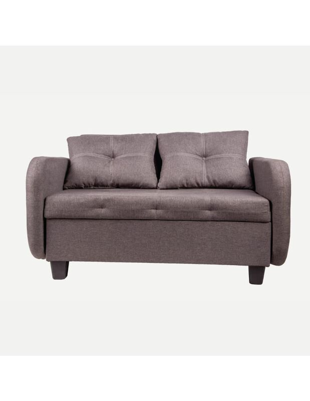 Sof&aacute; love seat Sevilla 2 plazas gris image number null