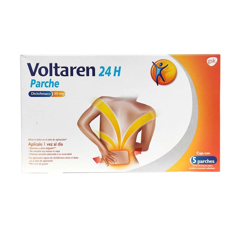Voltaren 24h Parches 30 Mg 5 Parche image number null