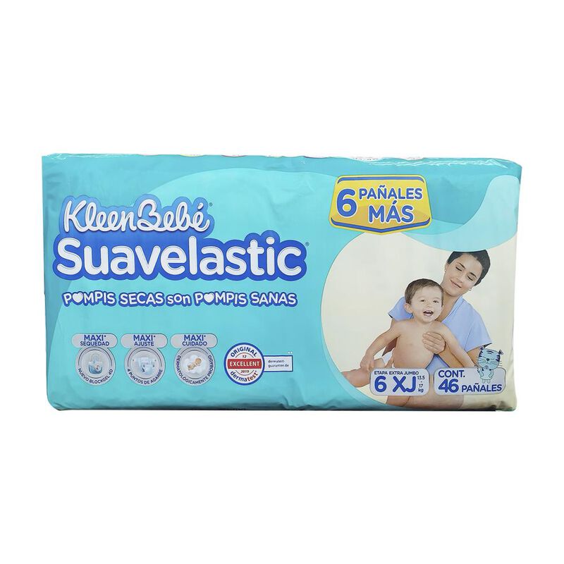 Pa&ntilde;ales Kleenbebe Suavelastic Xjbo E6 40 Pzs image number null