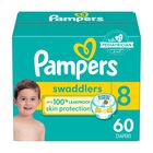 Pa&ntilde;ales Pampers, Tama&ntilde;o 8, Ultrasuaves, 60 Unidades