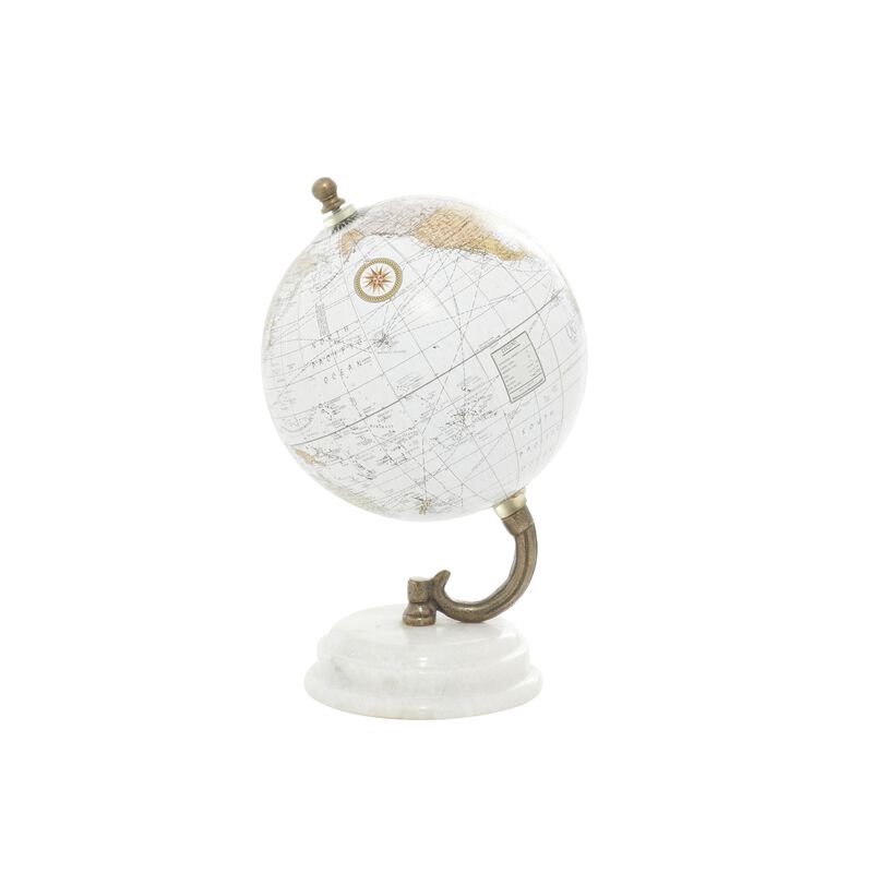 M&aacute;rmol Globe Deco 79 Blanco 13 X 13 X 20 Cm image number null