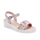 Yuyin sandalia para ni&ntilde;a rosa multicolor cod 140876-D