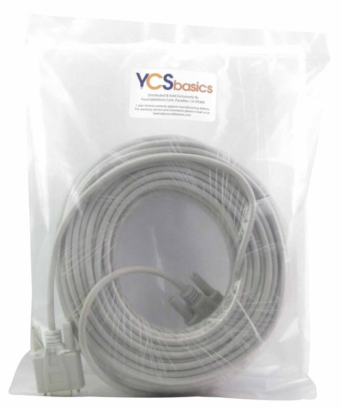 Cable De Extensi&oacute;n Ycs Basics De 100 Pies Db9 D... image number null