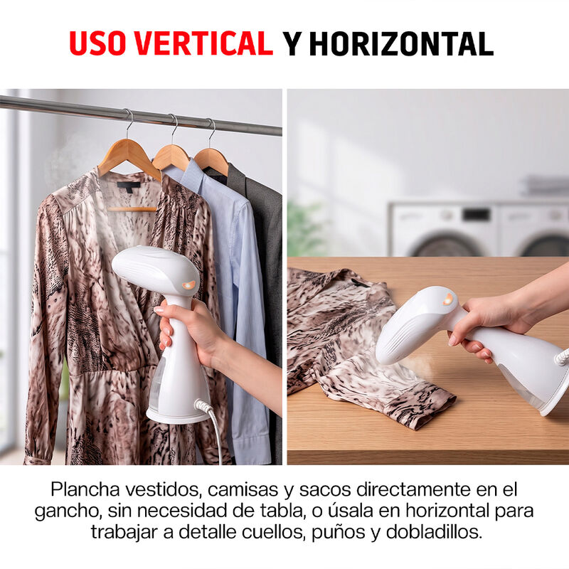 Plancha De Vapor Port&aacute;til Para Ropa Vertical 15... image number null