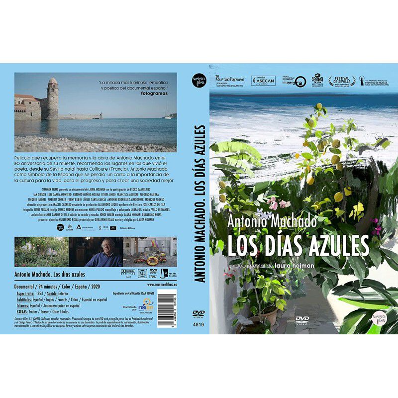 Antonio Machado. Los D&iacute;as Azules [dvd] (2020) image number null