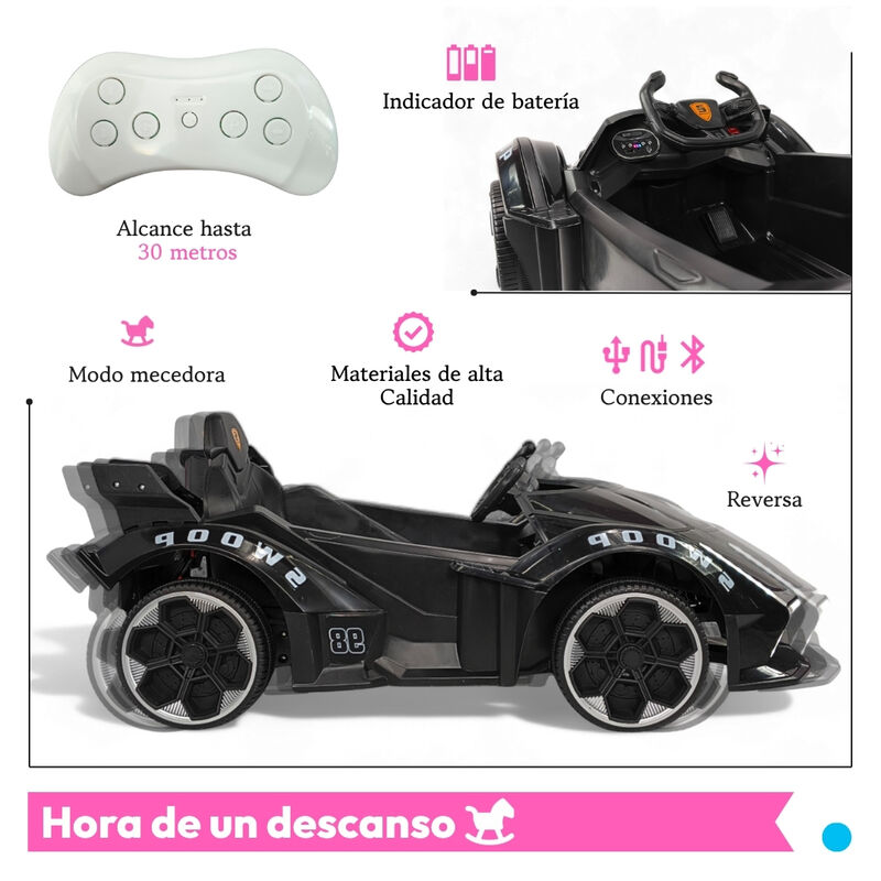 Carro Montable Para Ni&ntilde;os Ferrari Con Control R... image number null