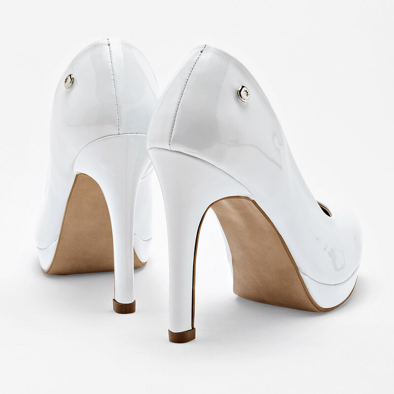 Moramora Zapatilla para mujer blanco image number null