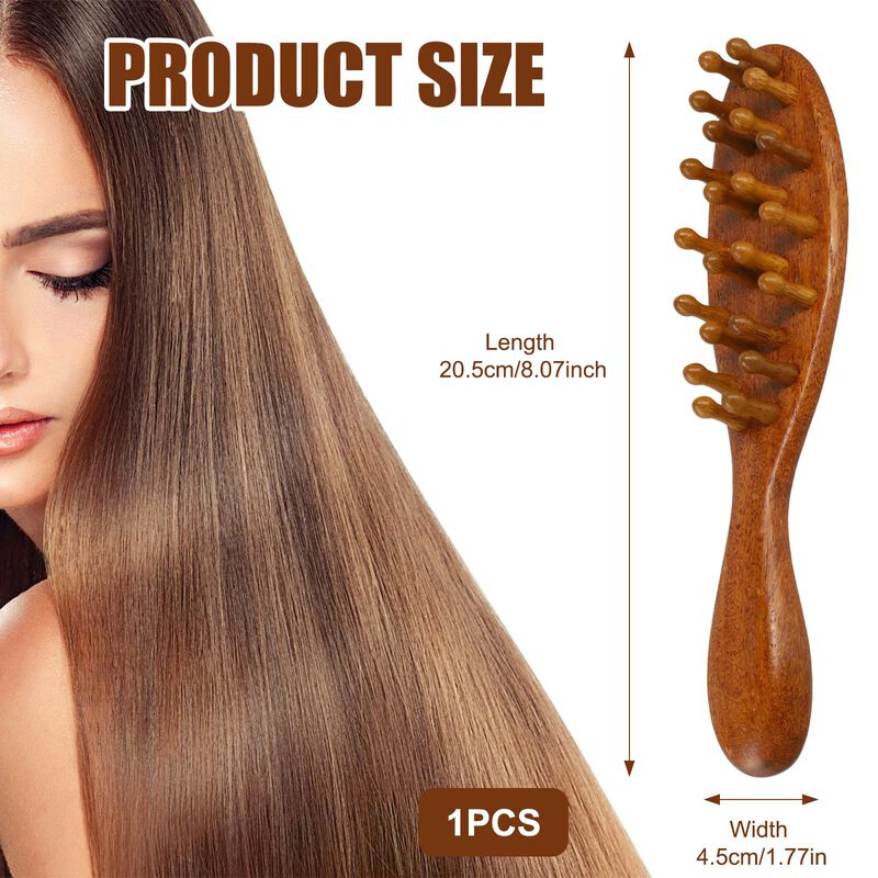 Cepillo De Cabello Giococo 25 cm De Madera Con ... image number null
