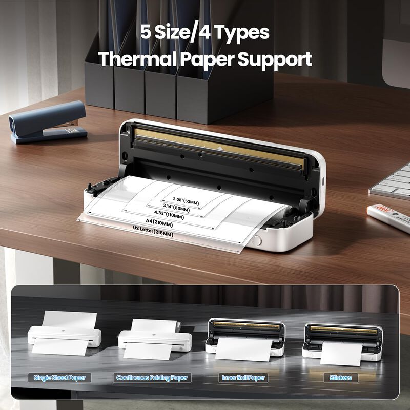 Impresora Port&aacute;til Phomemo M834 Bluetooth Therm... image number null