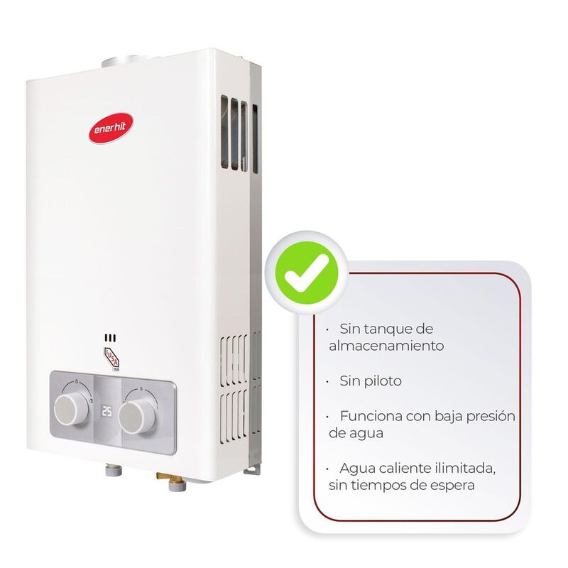 Calentador Instant&aacute;neo Reacondicionado 9 L/min ... image number null